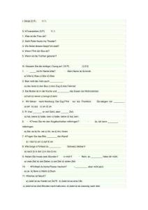 歌德學(xué)院德語初級A1試題.doc