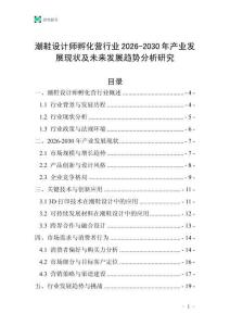 潮鞋設(shè)計(jì)師孵化營行業(yè)2026-2030年產(chǎn)業(yè)發(fā)展現(xiàn)狀及未來發(fā)展趨勢分析研究