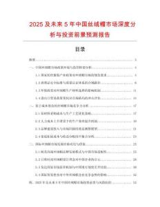 2025及未來5年中國絲絨帽市場深度分析與投資前景預測報告