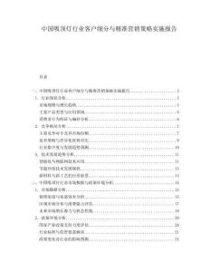 中國(guó)吸頂燈行業(yè)客戶細(xì)分與精準(zhǔn)營(yíng)銷策略實(shí)施報(bào)告