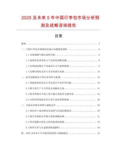 2025及未來5年中國(guó)行李包市場(chǎng)分析預(yù)測(cè)及戰(zhàn)略咨詢報(bào)告
