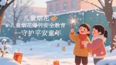 兒童煙花爆竹安全教育守護(hù)平安童年