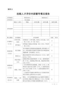 技能人才評(píng)價(jià)內(nèi)部質(zhì)量督導(dǎo)情況報(bào)告