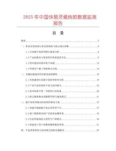 2025年中國快易靈瓷磚膠數(shù)據(jù)監(jiān)測報(bào)告