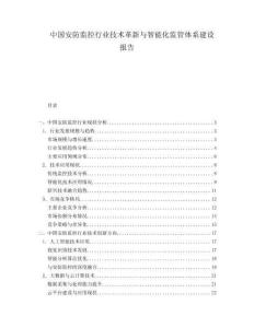 中國安防監控行業技術革新與智能化監管體系建設報告