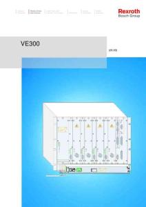 Rexroth力士樂VE300使用手冊