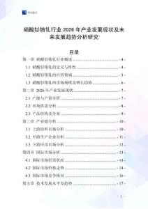 硝酸釤銪釓行業(yè)2026年產(chǎn)業(yè)發(fā)展現(xiàn)狀及未來發(fā)展趨勢分析研究