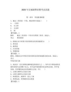 2025年宣城輔警招聘考試真題附答案詳解（培優(yōu)b卷）