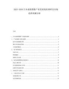 2025-2030日本虛擬偶像產(chǎn)業(yè)發(fā)展現(xiàn)狀調(diào)研及市場趨勢預測分析
