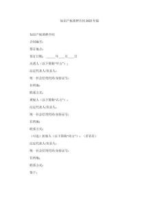 知識產(chǎn)權質(zhì)押合同2025年版