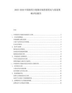 2025-2030中國商用小便器市場供需狀況與渠道策略評估報告