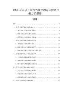 2026及未來5年氘氣發(fā)生器項目投資價值分析報告