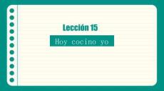 外教社2026快樂西班牙語2（A2）PPT課件Unidad 5 Lección 15