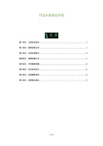 行業(yè)頭部效應(yīng)評(píng)估