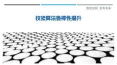 校驗算法魯棒性提升