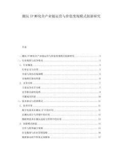 潮玩IP孵化全產(chǎn)業(yè)鏈運(yùn)營與價(jià)值變現(xiàn)模式創(chuàng)新研究