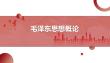 《毛澤東思想概論》 課件   第六章 革命軍隊建設和軍事戰略理論