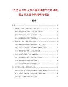 2025至未來5年中國可換向氣鉆市場數(shù)據(jù)分析及競爭策略研究報告