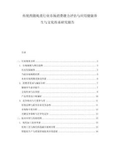 傳統(tǒng)藥膳燉煮行業(yè)市場消費潛力評估與應(yīng)用健康養(yǎng)生與文化傳承研究報告