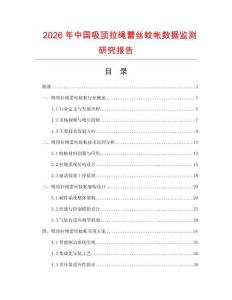 2026年中國吸頂拉繩蕾絲蚊帳數據監測研究報告