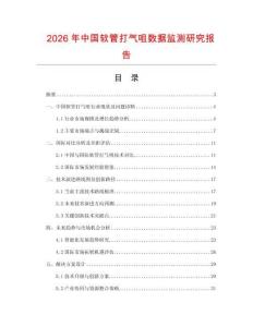 2026年中國(guó)軟管打氣咀數(shù)據(jù)監(jiān)測(cè)研究報(bào)告