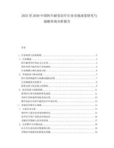 2025至2030中國(guó)阿片耐受治療行業(yè)市場(chǎng)深度研究與戰(zhàn)略咨詢分析報(bào)告