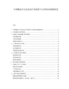 中國(guó)糖衣片行業(yè)知識(shí)產(chǎn)權(quán)保護(hù)與專利布局策略研究