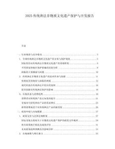 2025傳統(tǒng)漁法非物質(zhì)文化遺產(chǎn)保護與開發(fā)報告
