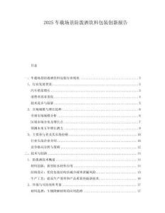 2025車載場景防潑灑飲料包裝創(chuàng)新報告