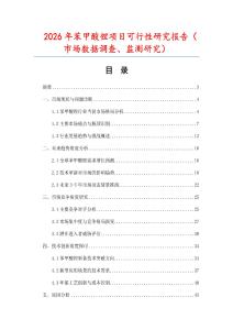 2026年苯甲酸鋰項目可行性研究報告（市場數(shù)據(jù)調(diào)查、監(jiān)測研究）
