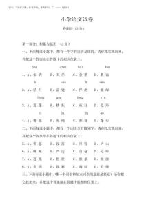 四年級下冊語文試題-2025年義務教育學業(yè)質量測試小學語文模擬試卷(B