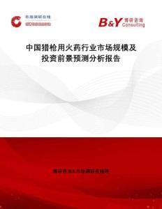 中國獵槍用火藥行業(yè)市場規(guī)模及投資前景預測分析報告