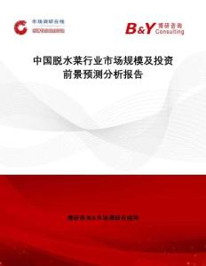 中國脫水菜行業市場規模及投資前景預測分析報告