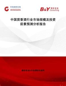 中國茴香酒行業市場規模及投資前景預測分析報告