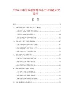 2026年中國雙面套筒扳手市場調查研究報告