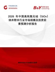 2026年中國(guó)高純氧化硅（SiOx）納米粉末行業(yè)市場(chǎng)規(guī)模及投資前景預(yù)測(cè)分析報(bào)告