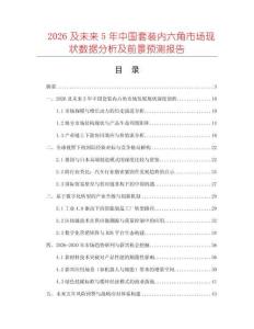 2026及未來5年中國套裝內(nèi)六角市場現(xiàn)狀數(shù)據(jù)分析及前景預測報告