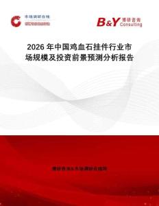 2026年中國雞血石掛件行業(yè)市場規(guī)模及投資前景預(yù)測分析報告