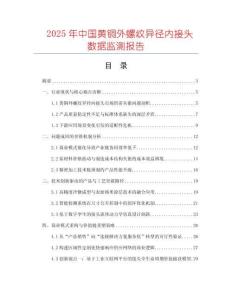 2025年中國(guó)黃銅外螺紋異徑內(nèi)接頭數(shù)據(jù)監(jiān)測(cè)報(bào)告