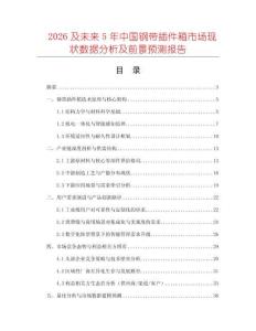 2026及未來(lái)5年中國(guó)鋼帶插件箱市場(chǎng)現(xiàn)狀數(shù)據(jù)分析及前景預(yù)測(cè)報(bào)告