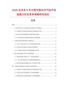 2026及未來5年中國可換向式氣鉆市場數(shù)據(jù)分析及競爭策略研究報告