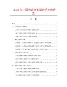 2025年中國(guó)毛球修剪器數(shù)據(jù)監(jiān)測(cè)報(bào)告