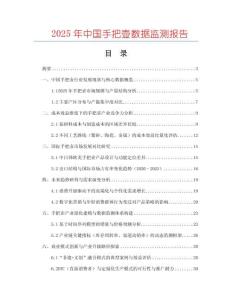 2025年中國手把壺?cái)?shù)據(jù)監(jiān)測(cè)報(bào)告