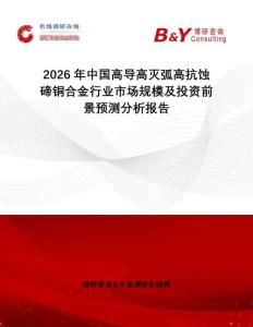 2026年中國高導高滅弧高抗蝕碲銅合金行業市場規模及投資前景預測分析報告