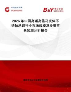 2026年中國高碳高鉻馬氏體不銹軸承鋼行業市場規模及投資前景預測分析報告