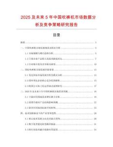 2025及未來(lái)5年中國(guó)吹褲?rùn)C(jī)市場(chǎng)數(shù)據(jù)分析及競(jìng)爭(zhēng)策略研究報(bào)告