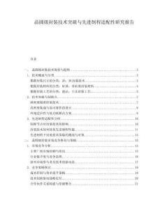 晶圓級封裝技術突破與先進制程適配性研究報告