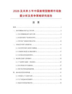 2026及未來5年中國查理型髖柄市場數(shù)據(jù)分析及競爭策略研究報告
