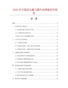 2026年中國藥丸握力器市場調查研究報告