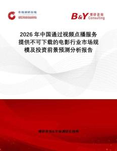2026年中國通過視頻點(diǎn)播服務(wù)提供不可下載的電影行業(yè)市場規(guī)模及投資前景預(yù)測分析報告
